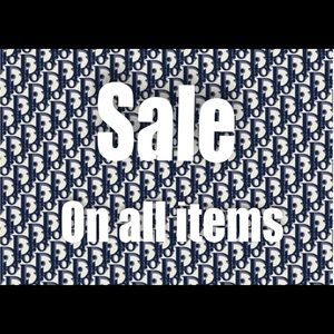 Sale on all items
